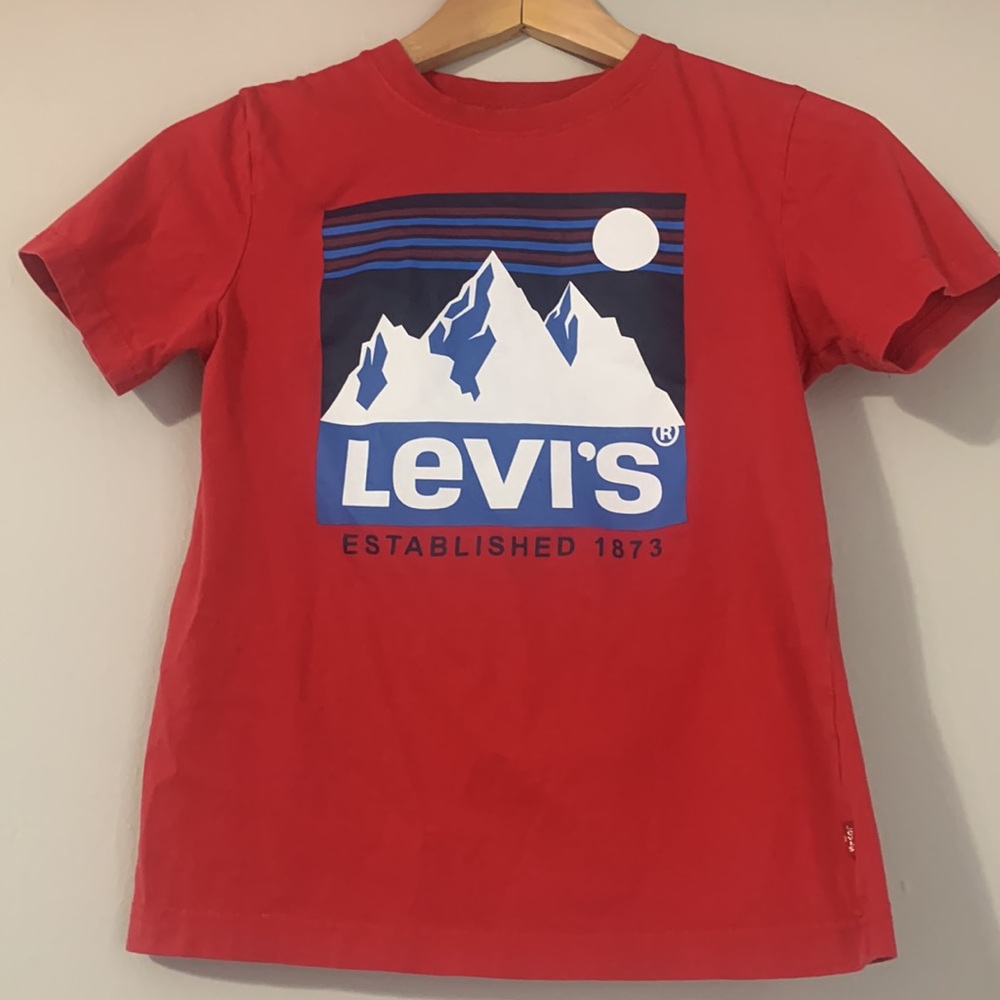 2 pack Boys 7/8 Levi’s Logo T-Shirts - Picture 3 of 11